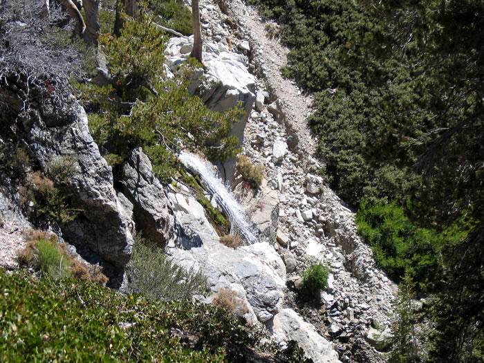 Finally, we see the falls at High Creek where we will spend the night.