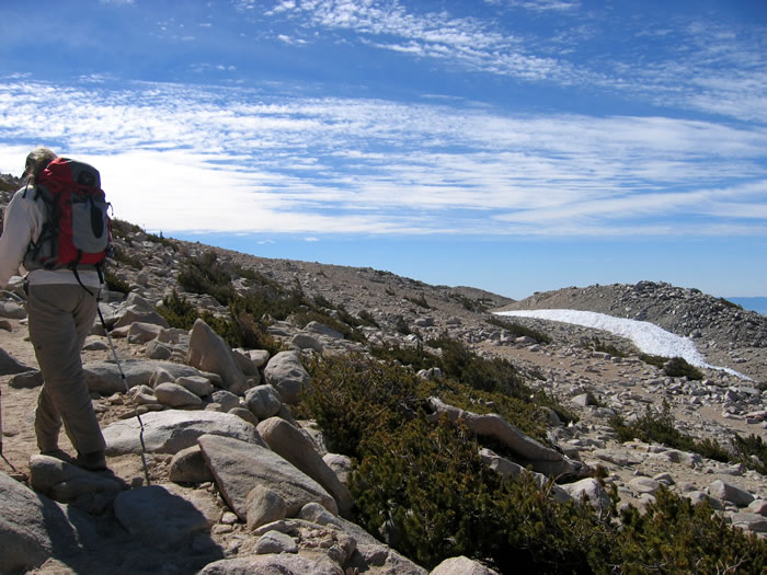 Still some snow left in September.