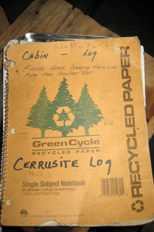 Our eyes are starting to droop but it's fun to look through the cabin's log book.  Here are a couple of the entries.