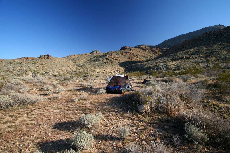 Our little tent goes up quickly and we feel honored to be camping among so many ghosts from the past.