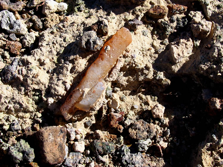 This is a delicate chalcedony tube.