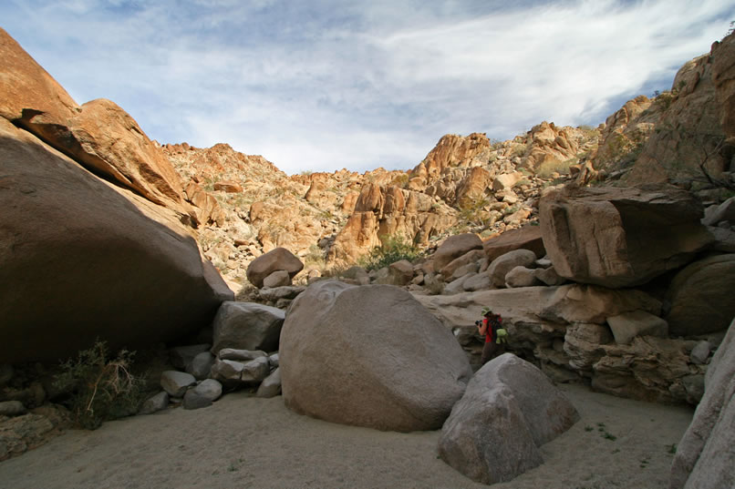 In spite of the tougher going, we're lured on by the great scenery and the hope that we might find a few more petros.