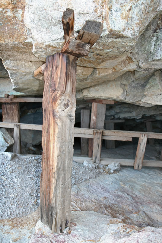 Some of these supports look a bit unstable so we pass on crawling in.