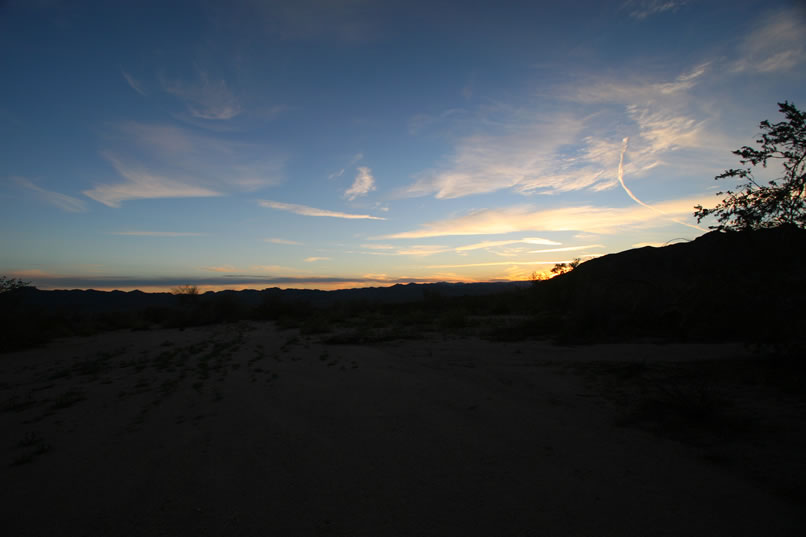 Here are some shots showing the swift transition of the sunset.