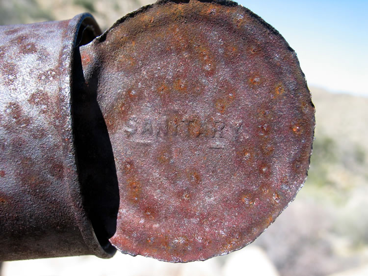 While heading over to rejoin Niki, I find two open top or Sanitary cans.  These were first produced by the Sanitary Can Company in 1904.