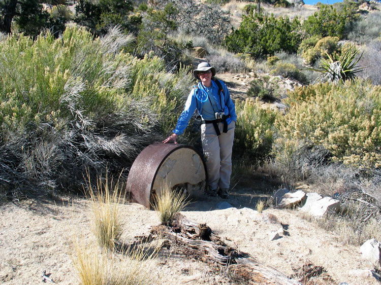 I got her radio message and joined her. This is the crushing wheel from an 