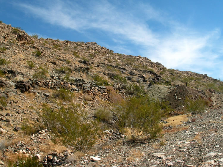 We soon arrive at what is probably the location of the small mill installed around 1897.