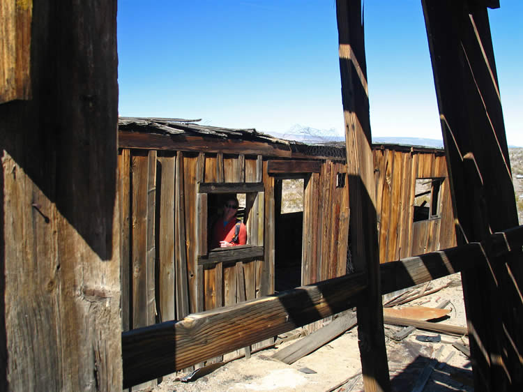 Here are a couple of views looking from one cabin to the next.