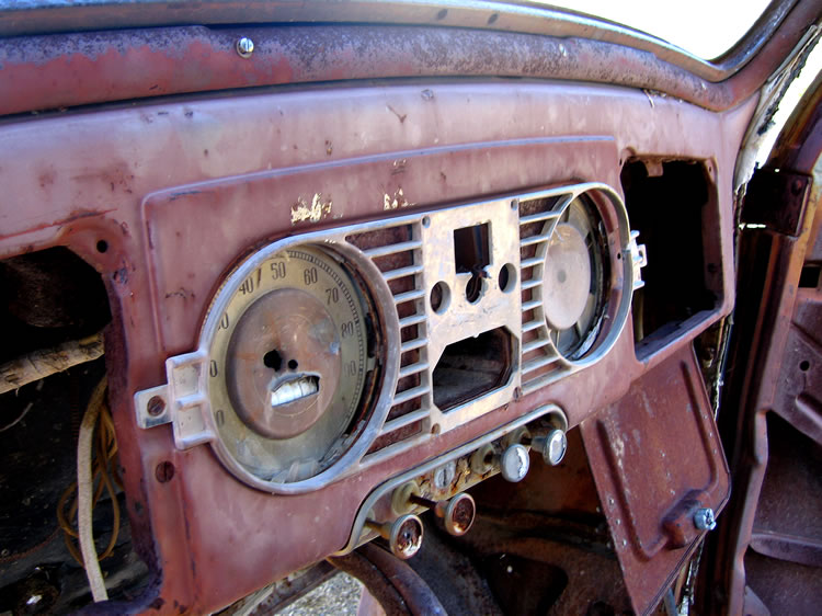 And the view of the dashboard.