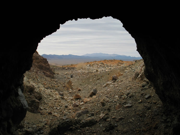 Leaving the tunnel.