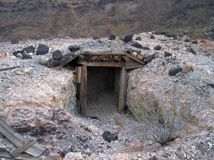 As we start back down we pass what appears to be the explosives bunker.