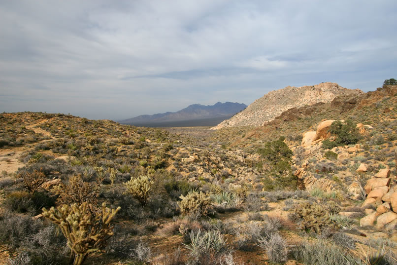 Here are some views as we hike back down the slopes toward the truck.