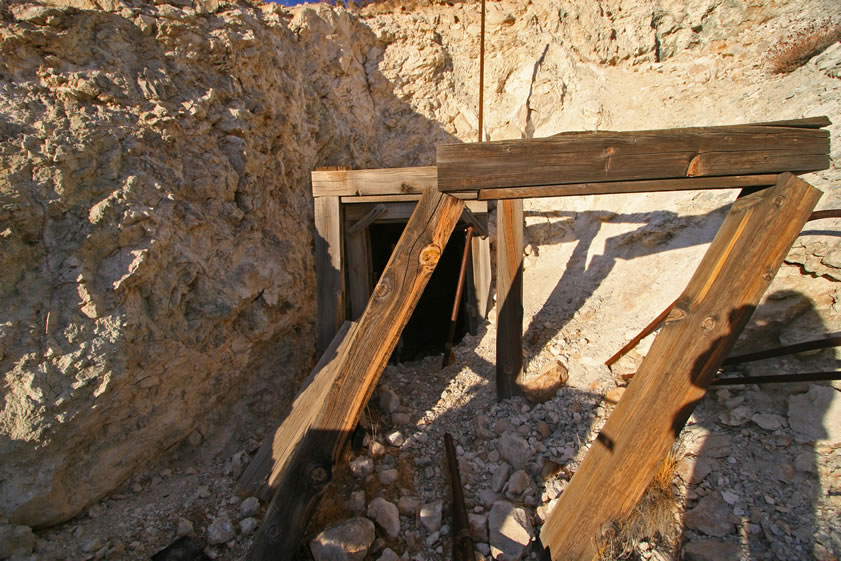 At first glance, the entrance seems to be in poor condition.