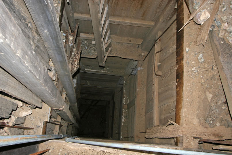 The shaft itself is deep and well timbered.