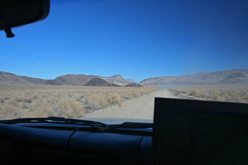 In short order we all get our frozen fingers to work and pack up for the drive that will eventually take us to "Z" Canyon.