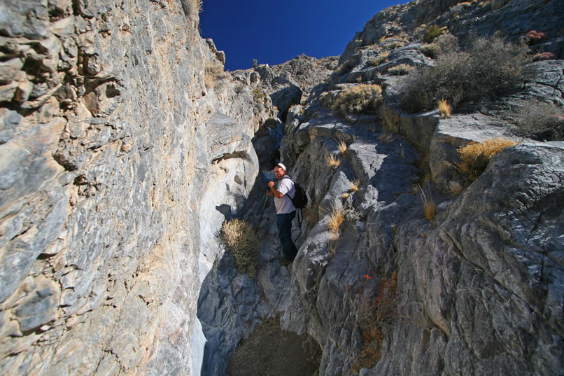 For a while, the lower canyon is fairly easy to negotiate.